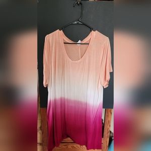 Long ombre shirt
